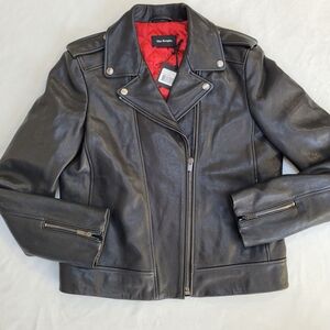 The Kooples Black Leather Jacket